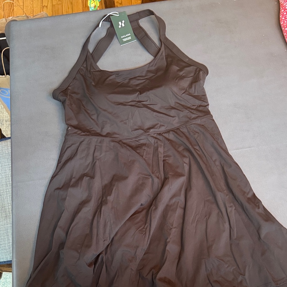 HALARA Black Backless Dress